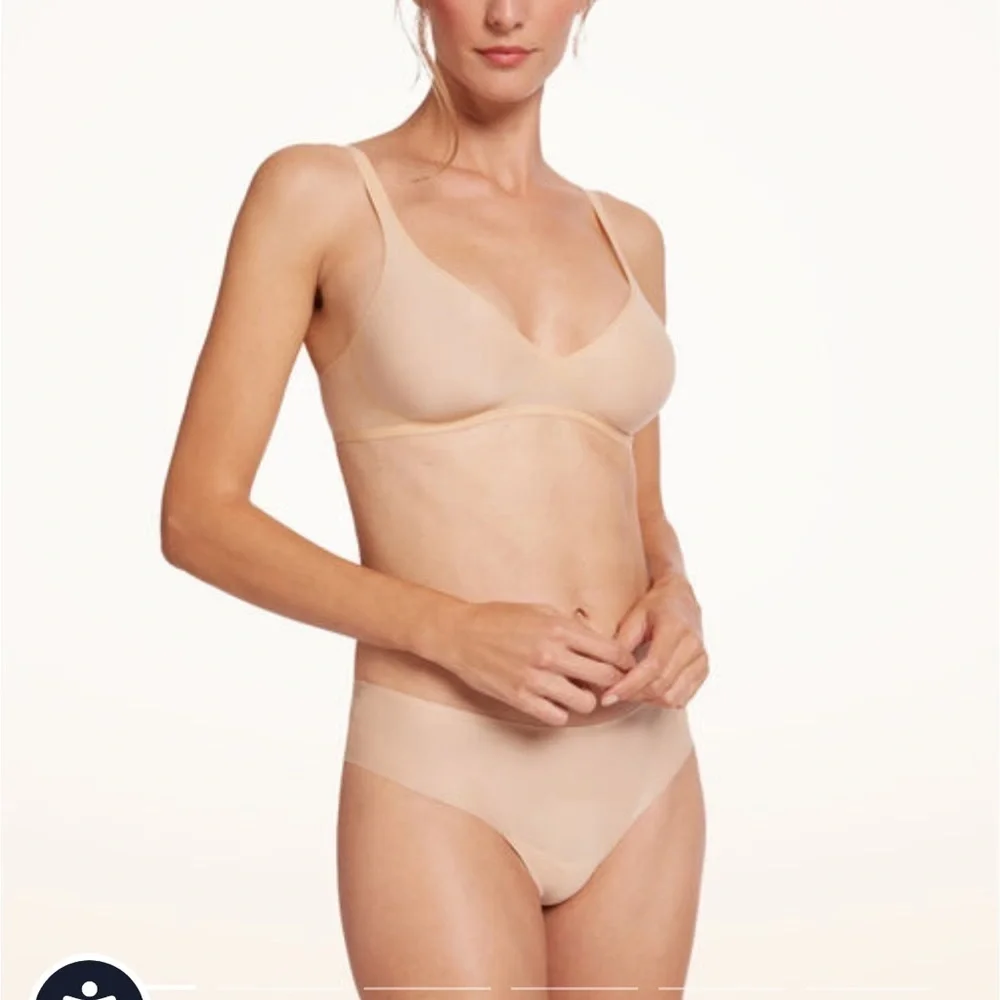 Wolford Nude Wireless Bra Extra Small